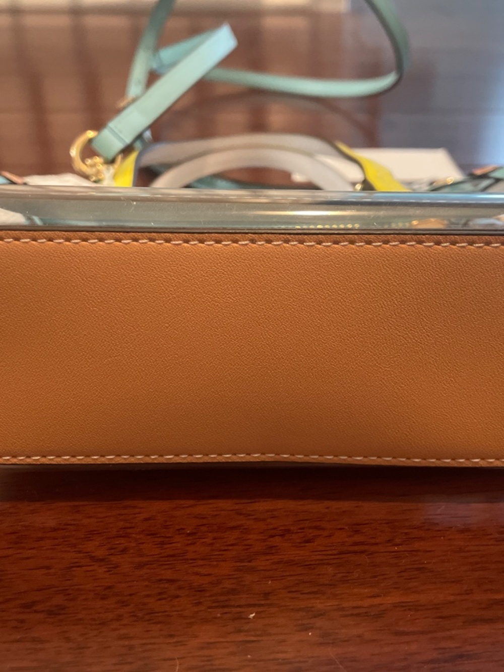 Brand New NWT Tory Burch Blake Clear Mini Tote purse bag TB - Picture 7 of 16